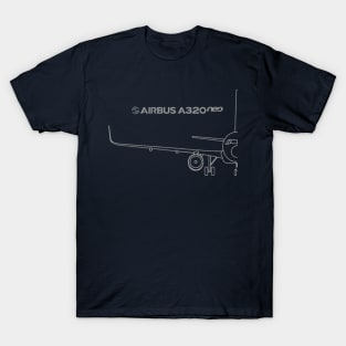 A320 neo Front view T-Shirt